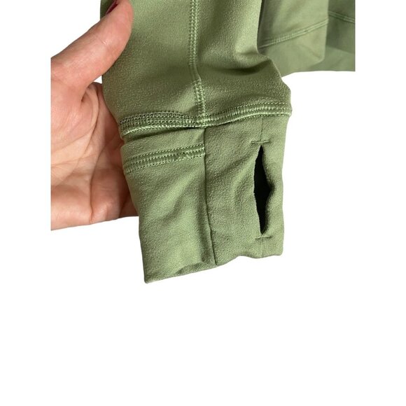 Lululemon Runderful Long Sleeve Rulu *Brushed Willow Green-sz 4 - Picture 9 of 12